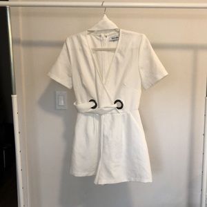 Do+Be white romper